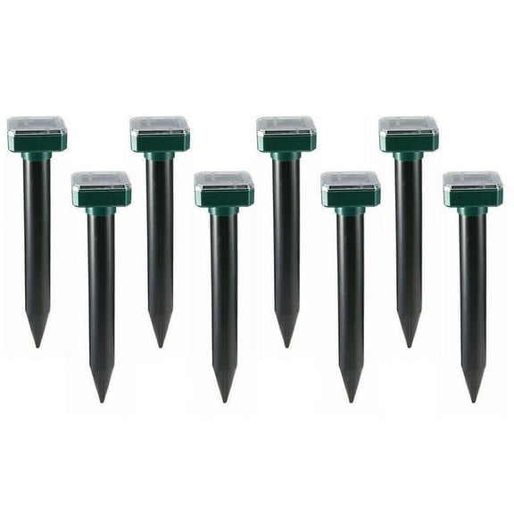 Lycxbfjia 8Pcs Solar Snake Repeller Ultrasonic Pest Mole Mice Rodent Rat Possum Repellent