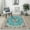 Light Blue, variant on HuiMart 5'x7' Area Rugs for Living Room, Non Slip Machine Washable Vintage Indoor Rug