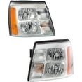 thumbnail image 4 of For 2002-02 Escalade & EXT Truck Halogen Headlight Headlamp with Bulb SET PAIR, 4 of 5