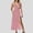 Pink, variant on Women's Beach Cover Up Dress Swimwear Cover Ups V Neck Sleeveless Long Knit Crochet Bikini Wrap Sun Summer Bathing Suit Cover up Skirt Cover up for Girls Bathing Suit Cover Ups for Women Long Chiffon