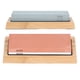 thumbnail image 2 of Sharpening Stone Polishing Finishing Sharpener Whetstone Set with Wooden Base Non Slip Pad, 2 of 5