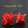 thumbnail image 2 of Tetinas para pollo, 20 piezas Tetinas para beber para aves de corral de montaje lateral horizontal, tetinas para beber exteriores para pollo, pato, codorniz y otras aves de corral (20), 2 of 5