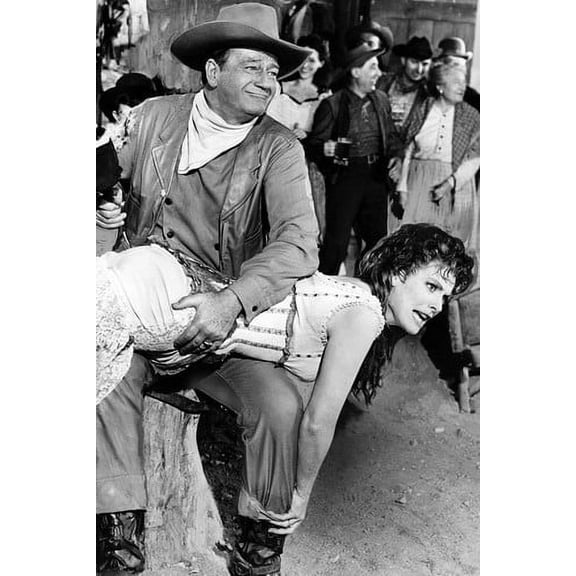 John Wayne Spanking Maureen O'Hara Classic Image Mclintock! 24x36 Poster