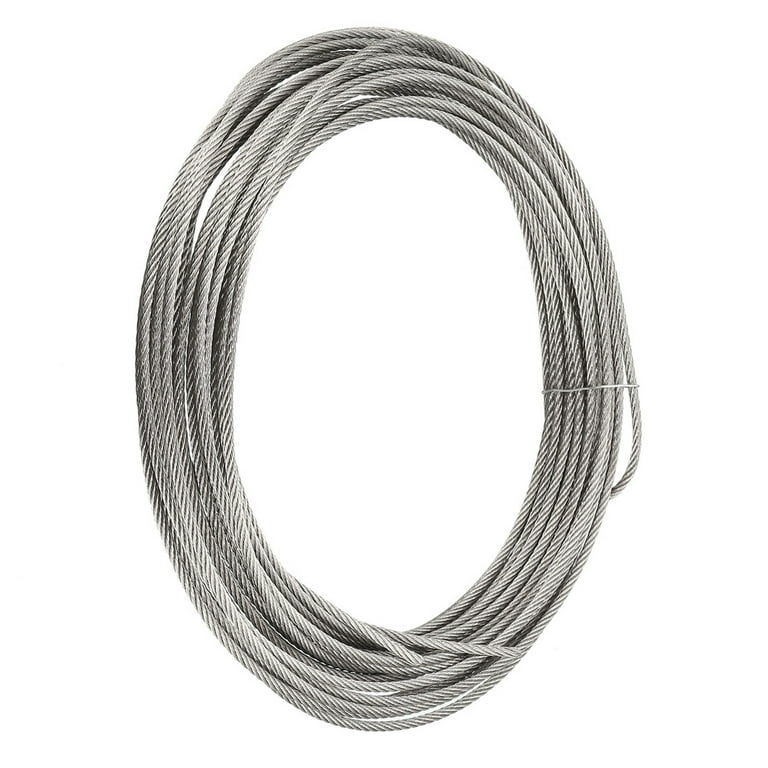 Galvanised Steel Metal Wire Rope Cable Heavy Duty 1.5, 2, 3, 4, 5, 6, 8,  10mm +
