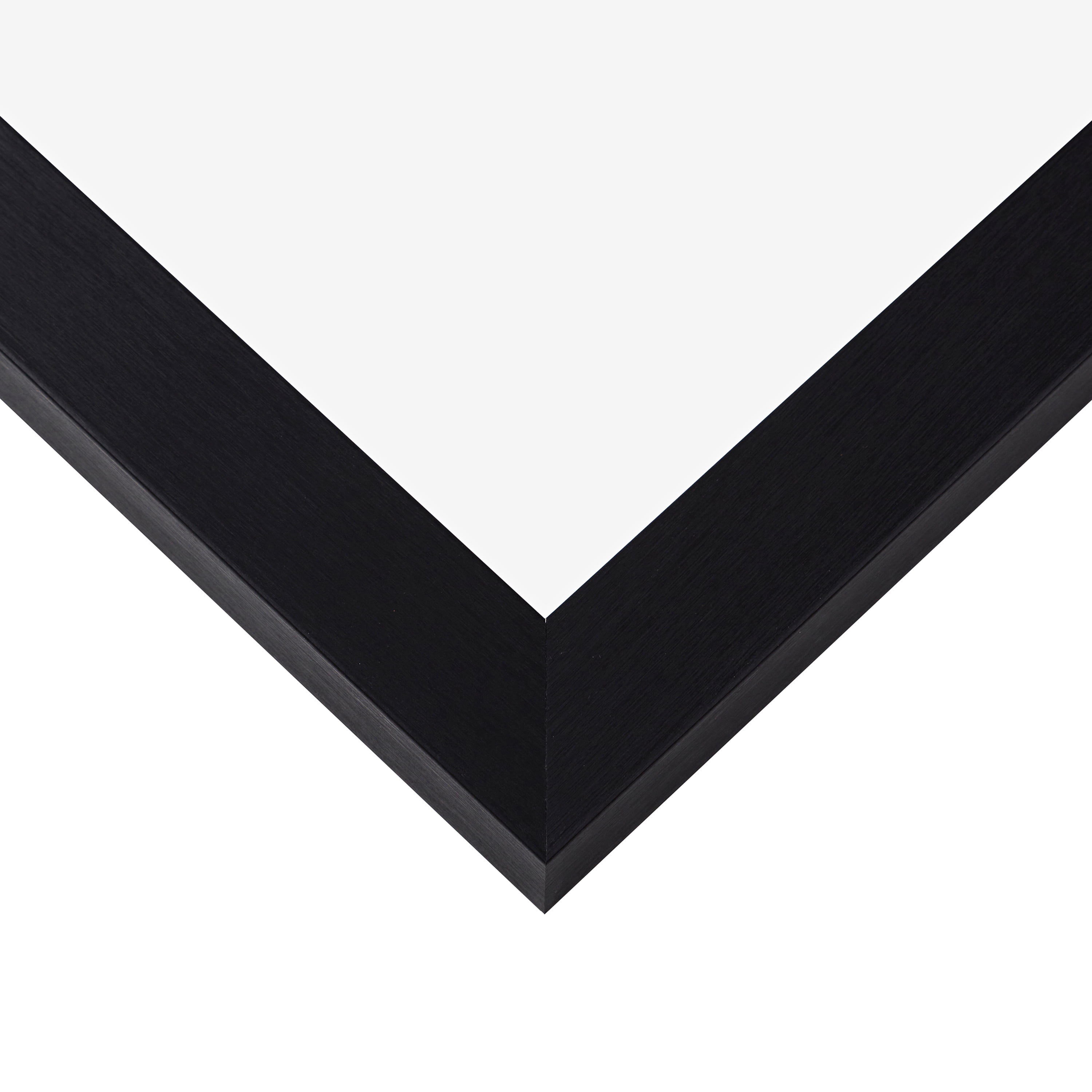 Craig Frames Modern Aesthetics 125, 22x28 inch Picture Frame Matted for a 18x24 Photo, Black