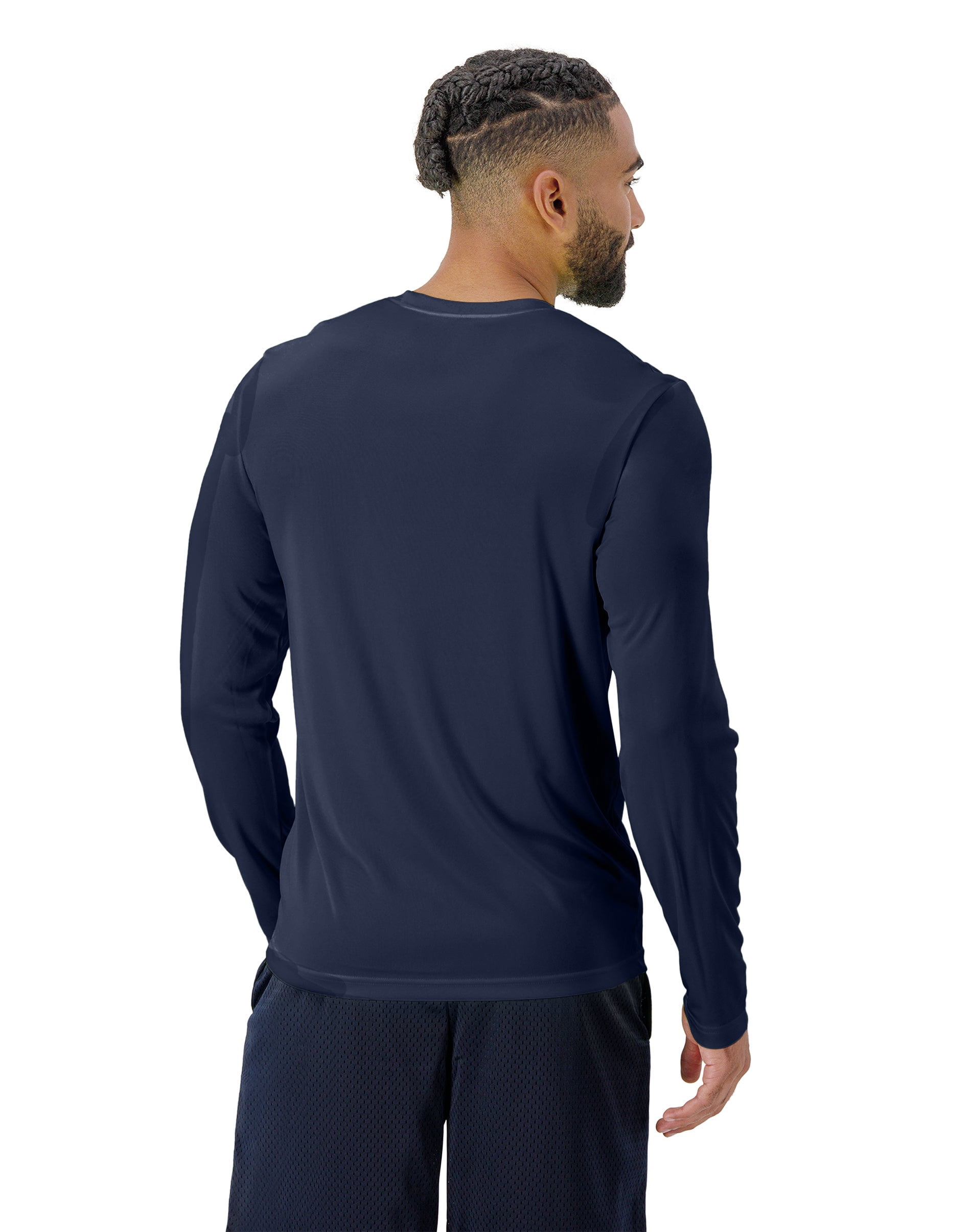 Hanes Cool DRI Performance Long Sleeve T-Shirt, Quick-Drying Training Tee, UPF 40+