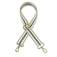 thumbnail image 2 of Segolike Shoulder Bag Strap Replacement Belt DIY Adjustable Length Metal Hooks Women Men Handbag Strap Shoulder Bag Strap for Purse Making Luggage , White, 2 of 8