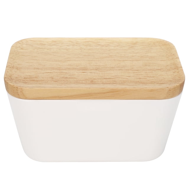 Slatcetga Caja de mantequilla multifuncional, recipiente para platos, accesorios de cocina para la conservación de mantequilla, 400# (para 400 g de mantequilla)