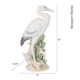 thumbnail image 2 of Fitz and Floyd Newport Home 16" Tall Egret Face Earthenware Decorative Figurine, 2 of 7
