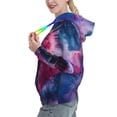 thumbnail image 2 of Wukai Color Explosion Makeup Brush Print Womens Hoodies Fleece Sweatshirts Long Sleeve Sweaters Pullover Fall Outfits Winter Clothes-Medium, 2 of 7