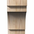 thumbnail image 2 of 5 1/2"W x 10"D x 10"H Mediterranean Smooth Corbel, Douglas Fir, 2 of 9