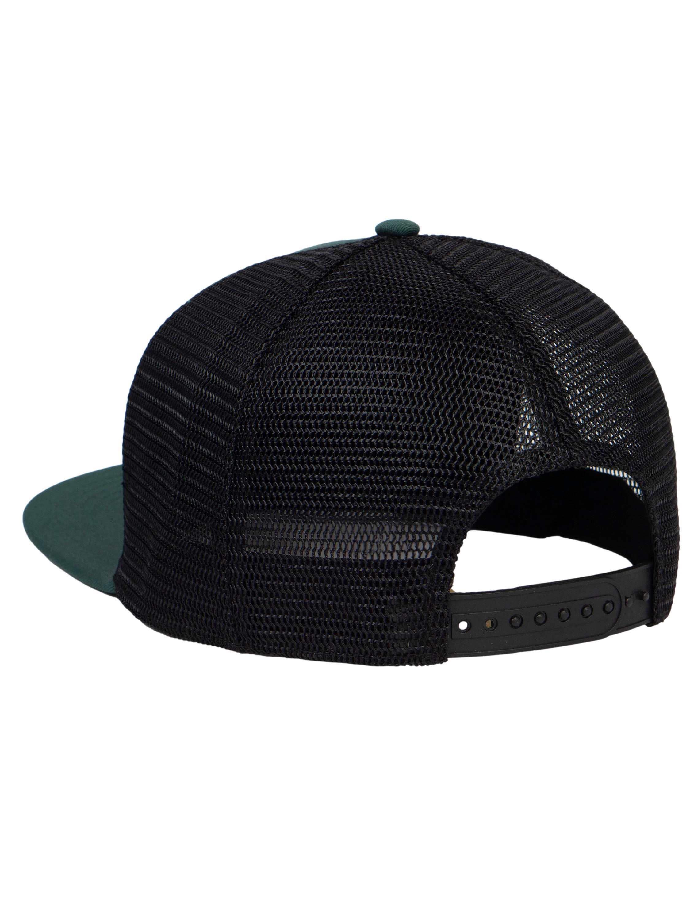 7 Panel Hats For Men - Flat Bill Snapback Trucker Hat, Black  display picture 2