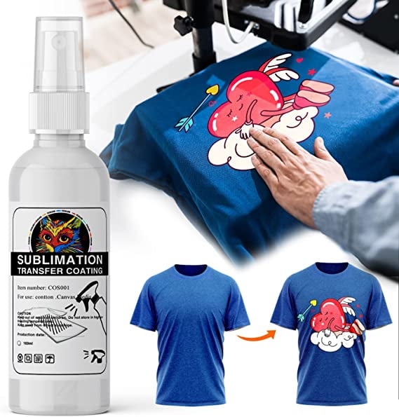 Sublimation Coating Spray for Cotton Shirts, NDLT black