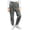 Gray, variant on Antinious Boys Girls Solid Fleece Lined Elastic Waist Full Length Pants Leggings