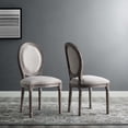 thumbnail image 6 of Emanate Dining Side Chair Upholstered Fabric Set of 2Beige, 6 of 6