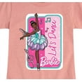 thumbnail image 3 of Barbie - Lets Dance  - Girls Fitted Short Sleeve Graphic T-Shirt, 3 of 5