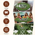 thumbnail image 7 of Golf Club Green Round Tablecloth, Fitted Table Cover with Elastic for 45"-54" Round Tables, Abstract Vintage Golf Sports Table Cloth Outdoor Indoor Dinning Party Waterproof Tablecloths, 7 of 7