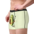 thumbnail image 4 of Disketp Cute Avocado Doing Exercise Men'S Boxer Briefs,Soft And Breathable Cotton Underwear With Comfortflex Waistband, 4 of 9