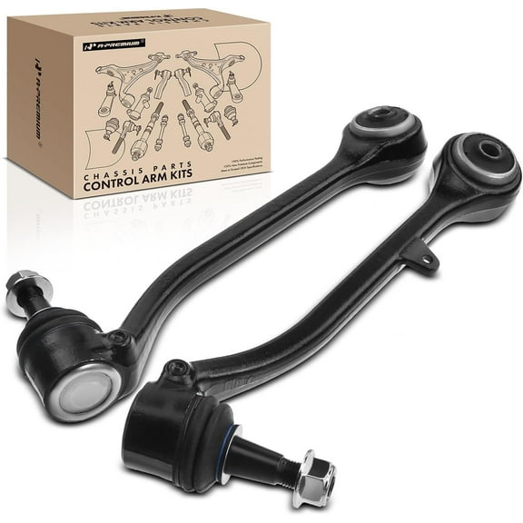 A-Premium Pair Front Lower Rearward Control Arm and Ball Joint Assembly Compatible with BMW E83/F25 X3 2004-2010