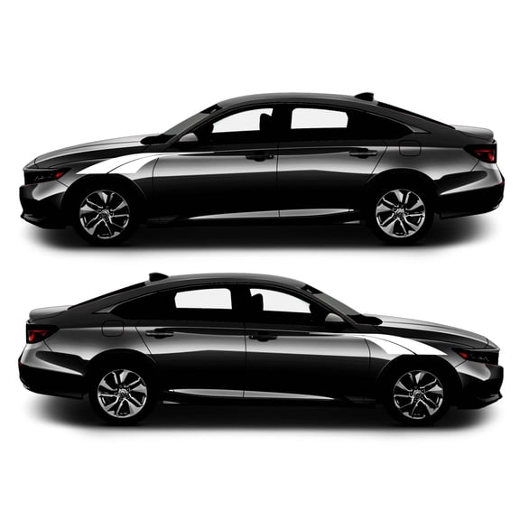 Rocker Panel Livery Self Healing Vinyl Side Graphics #003 fits All 4 Door Cars