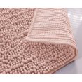 thumbnail image 2 of Oliva Gray Nina Chenille Bath Mat - 17" x 24" Blush, 2 of 2
