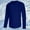 #Blue, variant on George Men's Solid Color,Breathable,Long Sleeve,Round Neck,Sport Training Shirt,Blue,Big and Tall Men XL