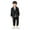 1#Black, variant on Tiijoy Toddler Boys Formal Suit Tuxedo Set Long Sleeve Suit Jacket Pants Necklace 3Pcs Set