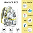 thumbnail image 6 of Campus Essential Hawaii Tropical Wind Palm Leaves Backpack: Perfect Gift for Students, Durable Lightweight Laptop Daypack for High School and College, Large Capacity, 6 of 6