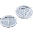 thumbnail image 2 of 2 Sets Eyelashes Display Tray Resin Molds Cosmetic Care Container Mold Silicone Eyelashes Tray Mold Eyelashes Storage Box Epoxy Molds DIY Casting Eyelashes Case Mold for Handmade Crafts, 2 of 7