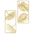 thumbnail image 3 of Exquisite Ginkgo Leaf Wall Decor - Strong Metal, Gold Accent for Home and Office, 3 of 8