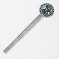 thumbnail image 2 of Christmas Vintage Silver Lace-Edged Bookmark: a Gift for Readers and Book Lovers, 2 of 5
