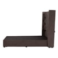 thumbnail image 3 of Cabecera Tartuk Matrimonial + Box Base Cama Café Oscuro, 3 of 8