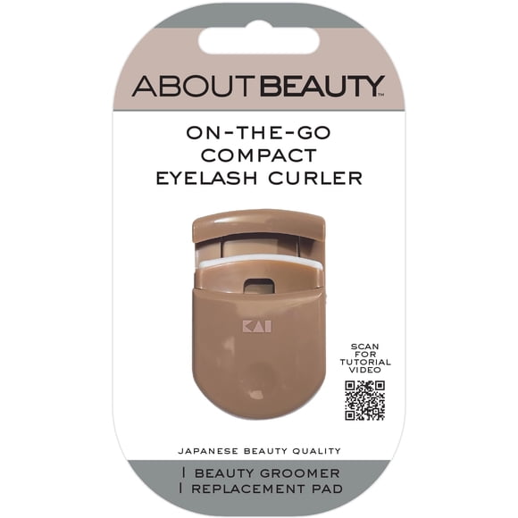 Acerca de Beauty El rizador de pestañas compacto On-The-Go incluye 1 almohadilla de repuesto Rizador de pestañas portátil Perfecto para maquillaje de viaje El diseño ergonómico es suave para las pesta