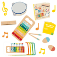 thumbnail image 2 of Juego De Instrumentos Musicales Montessori Para Niños | MAGICAMENTE | Caja Musical Con Xilofono, Pandero, Maracas Y Armónica, 2 of 8