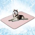 thumbnail image 1 of Tapis Rafraîchissant Imperméable pour Chien, Couverture Rafraîchissante Premium pour Animal de Compagnie pour Lit et Cage, Tapis Rafraîchissant Antidérapant d'Intérieur pour Chien pour Dormir, Grand Tapis de Canapé Q-MAX pour Chat, Rose, 60x80, 1 of 9