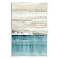 Stupell Industries Modern Sea Landscape Abstract Painting Unframed Art Print Wall Art, 10 x 15