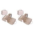 thumbnail image 1 of fastboy Voyagez avec Style - Trousse de Maquillage à la Mode et Durable Trousse de Maquillage Réutilisable pour Femmes Sacs de Rangement Rose 2 Ensembles, 1 of 6