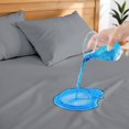 thumbnail image 1 of Hitime Waterproof Mattress Protector Full  Size, Breathable Cooling Bed Mattress Cover with Deep Pocket Plastic Mattress Protector Fitted 6"-15"(Microfiber, Full 54"x75"), 1 of 6