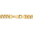 thumbnail image 4 of Leslie's Real 14kt Yellow Gold 8mm Flat Beveled Curb Chain; 26 inch; Lobster Clasp; for Adults and Teens; for Women and Men, 4 of 5