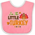 thumbnail image 3 of Inktastic Thanksgiving Im the Little Turkey Boys or Girls Baby Bib, 3 of 4