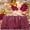 Burgundy, variant on Sequin Tablecloth Hot Pink Tablecloths Fuchsia Glitter Table Overlays 90x156inch Rectangle Glitz Tablecloth Sequin Fabric Tablecloth Pink Sequin Table Decorations
