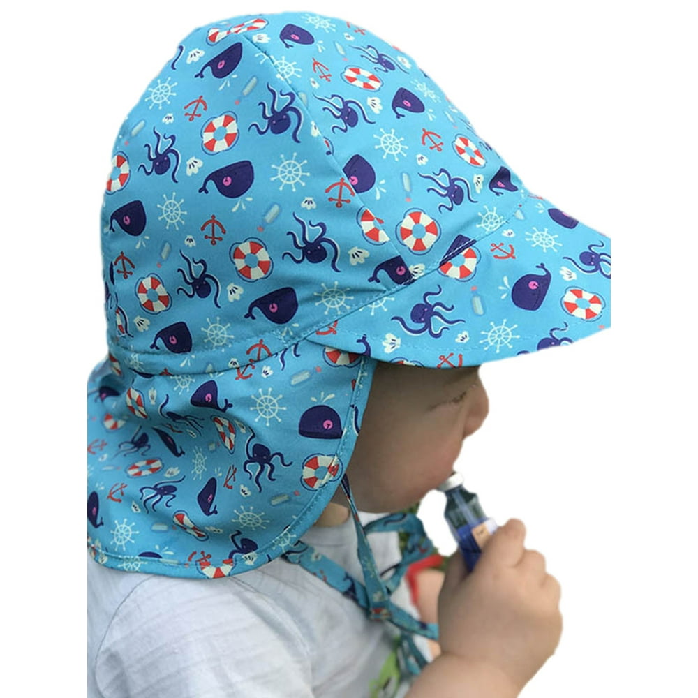 Wodstyle - Baby Boys Girl Summer Legionnaire Sun Hat Neck Flap Hat UV ...