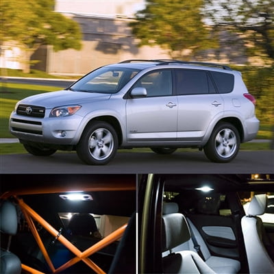 Autogine White Led Interior Lights Kit For Toyota Rav4 2016