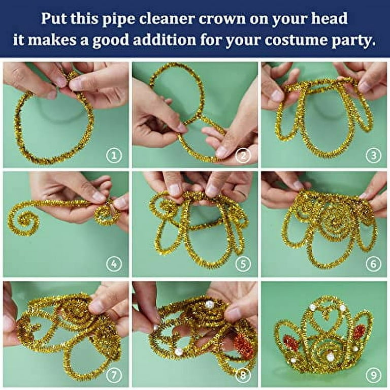 Pipe Cleaners, Glitter Pipe Cleaners Craft, Arts and Crafts