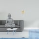 thumbnail image 2 of Estatua De Buda Mono Con Hojas, Escultura, Adorno En Miniatura Coleccionable, Decoración Abstracta Para Hotel, Patio, Jardín, Hogar, Estantería, Bar, 2 of 8