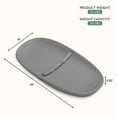 thumbnail image 2 of Evolur Eva Changing Pad, Dark Gray, 2 of 7