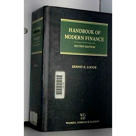 Handbook of Modern Finance: 1990 Update With Cumulative Index HANDBOOK OF MODERN FINANCE CUMULATIVE SUPPLEMENT Pre-Owned Paperback 0791307514 9780791307519 Logue Dennis E.