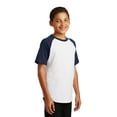 thumbnail image 4 of Sport-Tek Youth Short Sleeve Colorblock Raglan Jersey YT201, 4 of 6