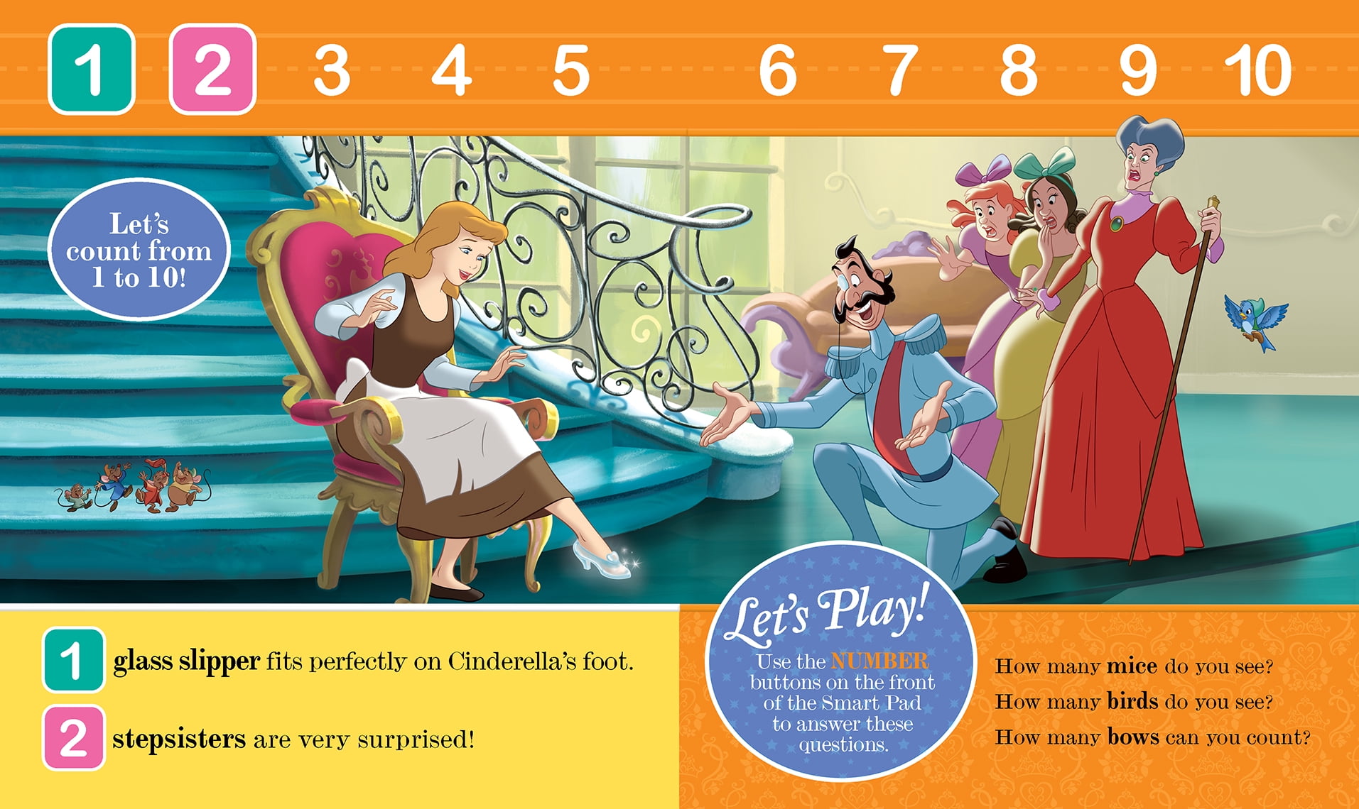 Disney Princess: My First Smart Pad Library 8-Book Set and Interactive Activity Pad Sound Book Set (Hardcover)