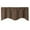 Brown, variant on kcavykas Roman Style Blackout Valance Curtains – Extra Wide Short Window Treatment for Kitchen, Bathroom, Living Room – Solid Color Drapery Black